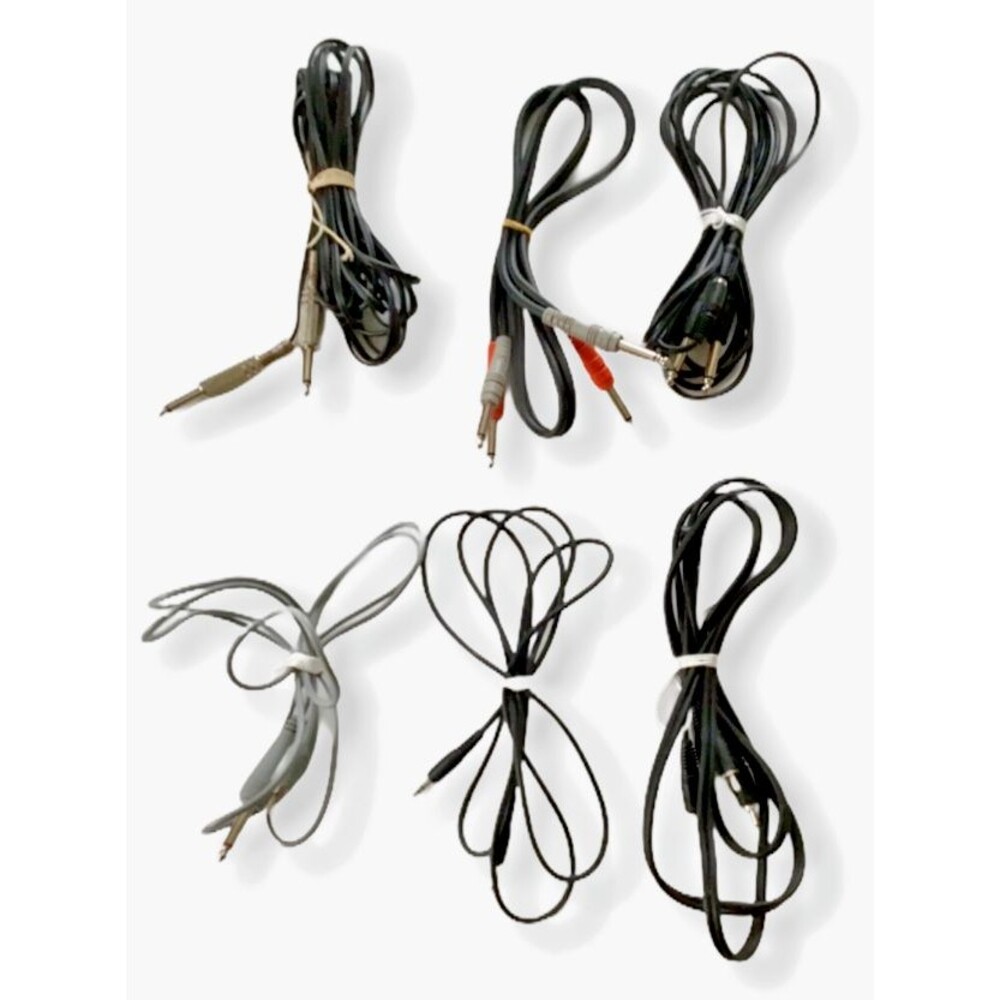 Audio Video Microphone Cable Cords Tandem Assorted Sizes Lengths 6 Male Lot